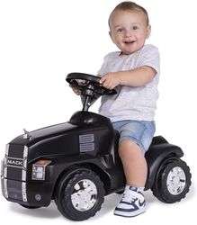 Rolly Toys 16 100 3 RollyMinitruck Mack (veicolo antiscivolo per bambini da 1,5 a 4 anni, profilo ergonomico del veicolo, cofano con vano portaoggetto) 161003