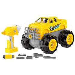 COCHE RADIO CONTROL 4X4 OBRAS PÚBLICAS 15 CM 3 FUNCIONES