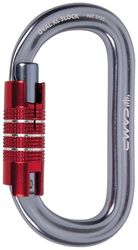 CAMP Unisex oval XL 3Lock-polerad/röd karbin, en storlek
