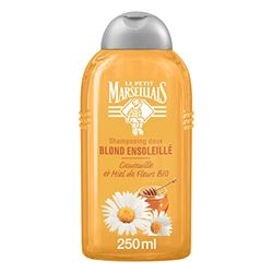 Le Petit Marseillais Shampooing doux Blond Ensoleillée camomille et miel bio - Le flacon de 250 ml