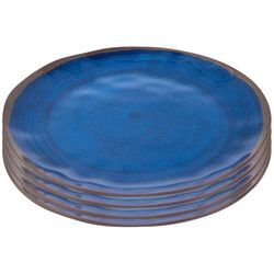 Bo-Camp - Plato Desayuno - Halo - 4 Piezas - Azul