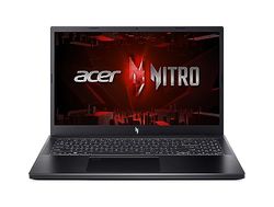 Acer Nitro V 15 (ANV15-51-560K) laptop gamingowy, wyświetlacz 15,6" FHD 144 Hz, Intel Core i5-13420H, 16 GB RAM, 512 GB SSD, NVIDIA GeForce RTX 4050, Windows 11, klawiatura QWERTZ, czarny