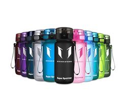 Super Sparrow Sport Vattenflaska - 350ml - Giftfri BPA-Fri och Miljövänlig Tritan Co-polyesterplast - för Löpning, Gym, Yoga, Utomhus och Camping