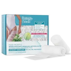 Bottega Verde - Bende riducenti monouso anticellulite* - 30% sali del Mar Morto, centella asiatic, linfa di Betulla, Fucus - leviganti e tonificanti *contrasta l'effetto buccia d'arancia