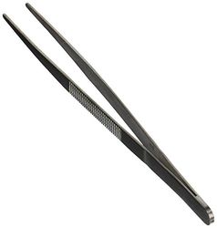 General Tools 403 Blunt Serrated Point Industrial Tweezers