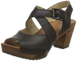 Woody Femme Elenor Sabot, Noir, 42 EU