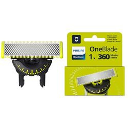 Philips OneBlade 360, Cuchillas de Repuesto Originales Para Recortador de Barba y Máquina de Afeitar Hombre, Compatible con todos los Philips OneBlade, 1 unidad, QP410/50