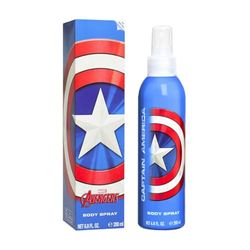 Air Val Marvel Avengers Capitan America spray per il corpo, 200 ml, Confezione da 1