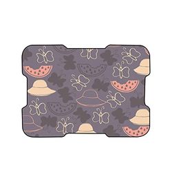 Bonamaison, Digitaal bedrukte muismat, antislip onderkant, voor kantoor en thuis, afmetingen: 22x18 cm