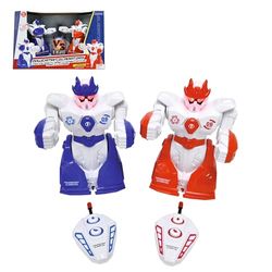 Lexibook, Powerman Gladiators, Robot da combattimento telecomandati, modalità di combattimento a duello, 5 colpi prima del K.O., effetti sonori e luminosi, blu/rosso, ROBDUO