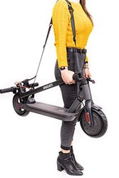 Urban Prime - Scooter axelrem, axelrem för skotrar unisex vuxen, svart, en storlek