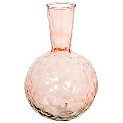 Alexandra House Living Pink Glass Vase 15 x 23 cm
