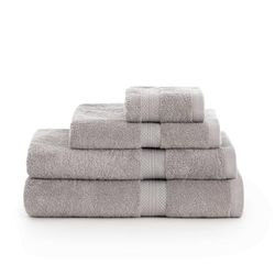 BELUM | Pack of 2 Towels 100% Combed Cotton 650 g. Pussywillow 30 x 50, Quick Dry Towels, Highly Absorbent Cotton Towels