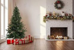 Dmora - Sapin de Noël Plaine, Pin Artificiel, Arbre à Effet réel, Sapin de Noël, Made in Italy, 140x140 h200 cm, Vert