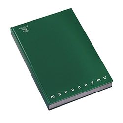 Pigna Monochroom hardcover 00716784M, A4-notitieboek, 4 mm streep, vierkanten van 4 mm voor midden- en hogere klassen van de 4e en 5e klas, papier van 80 g/m², verpakking van 5 stuks, verschillende kleuren