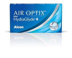 Air Optix Plus HydraGlyde Lenti a Contatto Mensili, 6 Lenti, BC 8.6 mm, DIA 14.2 mm, -4.25 Diopt
