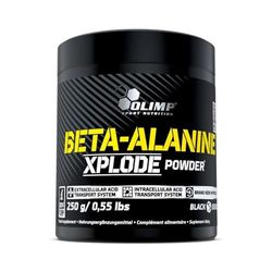 Olimp Beta Alanine Xplode Paquet de 1 x 250g - Poudre de Bêta Alanine - Acides Aminés - Pre Workout - Supplément Energétique pour Femmes et Hommes - Pompe - Vitamine B6 (Orange)