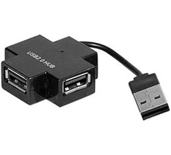 Cuc Exertis Connect 02111 USB 2.0 Hub & Hub – hubs & hubs (USB 2.0, USB 2.0, USB, zwart, 50 mm, 50 mm)