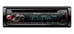 Pioneer DEH-S720DAB - Autoriadio con CD de 1 DIN con DAB/DAB+, Bluetooth®, iluminación multicolor, USB, aplicación Pioneer Smart Sync y compatible con dispositivos Apple y Android