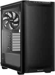 be quiet! Pure Base 501 Airflow Window Black Caja de PC, 2 Ventiladores Pure Wings 3 140mm PWM, USB 3.2 Gen. 2 Tipo C, instalación Vertical Opcional de la GPU, Panel Lateral de Cristal Templado