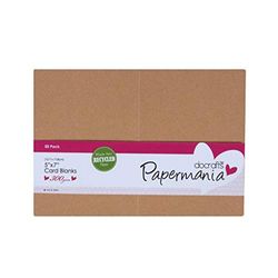 Papermania 50 pakjes wenskaart gerecycled 5 x 7 inch