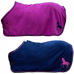 HKM Mini Paardendekens Cranberry 95