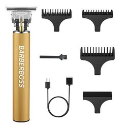 BarberBoss Regolabarba da uomo, macchinetta barba, rasoio barba, rasoio elettrico, regolabarba uomo, tagliabarba elettrico, tagliacapelli