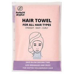 PROTECHT DRYPLUS Asciugamano per capelli in microfibra - Gossamer Rosa