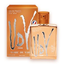 ULRIC DE VARENS - Eau De Toilette UDV VIP - Boisé, Marin, Agrumes Pétillants - Parfum Homme - Vaporisateur - Made in France - 100 ml