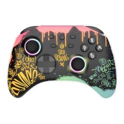 Freaks And Geeks - OLD SCHOOL - SWITCH & PC Wireless Bluetooth Controller. RGB LED