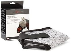 Kerbl Masque anti-mouches avec oreilles et protection anti-UV,Plein