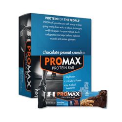 Promax Bar Peanut Crunch, 12-75 g