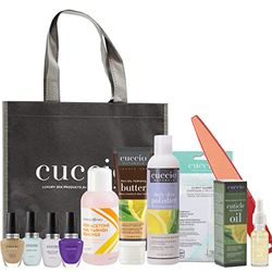 cuccio pedicure at home kit- white limetta & aloe vera