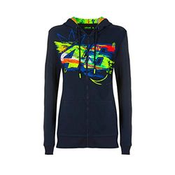 Valentino Rossi Sweatshirt Vr46 Classic Fleece, Blue, S UK