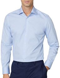 Hackett London Formele Gingham Shirt voor heren, Wit (wit/blauw), 44