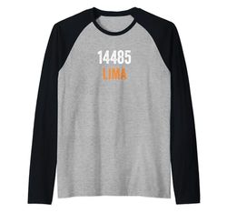 14485 Lima Código Postal, mudándose a 14485 Lima Camiseta Manga Raglan