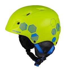 Etape 48/52 FR Ski Helmet Jeunesse Unisexe, Citron Vert/Bleu Mat, średni