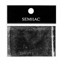 Semilac Pellicola per trasferimento unghie (Black Lace)