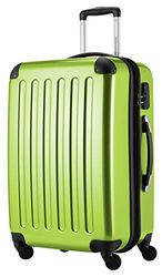 Huvudväska – Alex – handbagage hårda skal, Äppelgrön, 65 cm, resväska