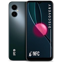 SPC Discovery – Smartphone de 3+128GB, Pantalla 6.5” HD+, NFC, desbloqueo Facial y por Huella, 4G, Doble cámara Trasera 13MP con IA, batería 4500 mAh, Android 13 – Color Deep Sky
