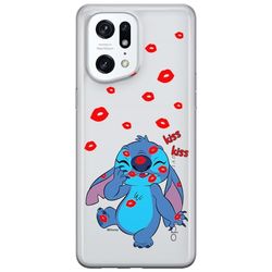ERT GROUP mobile phone case for Oppo FIND X5 PRO original and officially Licensed Disney pattern Stich 017 optimally adapted to the shape of the mobile phone, partially transparent
