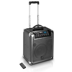 LD Systems Roadjack 10 - Altavoz Bluetooth alimentado por batería, con mezclador