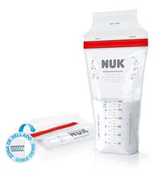 NUK Saco de leite materno | 180 ml | 25 unidades