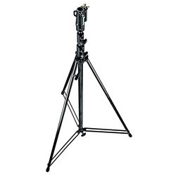 Manfrotto 111BSU Stativo Cine Tall con Gamba di Livellamento, Nero