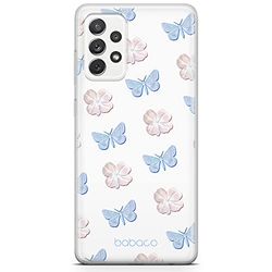 ERT GROUP mobiltelefonfodral för Samsung A52 5G / A52 LTE 4G / A52S 5G originalt och officiellt licensierat Babaco mönster Flowers 043, fodral tillverkad av TPU-plast