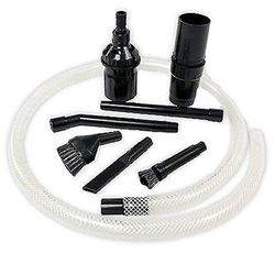 Schneider Industries 7 pc Micro Vacuum Attachment 7 Piece Kit, Black