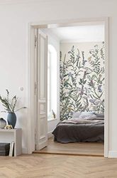 Komar X4-1011 Vlies Flowering Herfst Grootte: 200 x 250 cm-4 banen, baanbreedte 50 cm-planten, behang, decoratie, wandbehang, wandbekleding, design-behang-X4-1011 fotobehang, kleurrijk