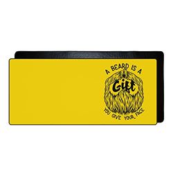 Bonamaison, Rectangle Digital Printed Gaming Mouse Pad for Gamers, Non-Slip Base, for Office and Home, Single Player Games L, Size:90 x 40 cm