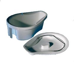 NRS Healthcare Combi Tilt-In-Space Shower Chair Accessory - Potty with Lid