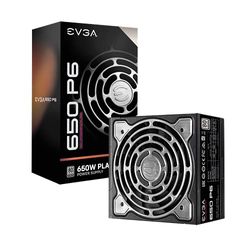 EVGA SuperNOVA 650 P6 Power Supply, 80 Plus Platinum 650W, Fully Modular, 10 Year Warranty, Includes Power ON Self Tester